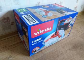 NOWY Mop obrotowy TURBO wiadro + kij + mop okrągły Wysyłam