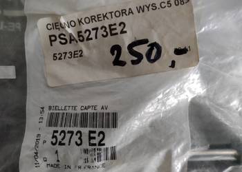 Cięgno korektora wysokości Citroen C5X7 / C6 oryg 5273.E2