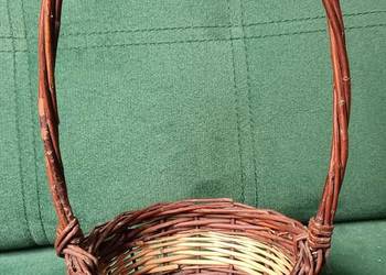 Koszyczek koszyk wiklinowy na święconkę Wielkanoc