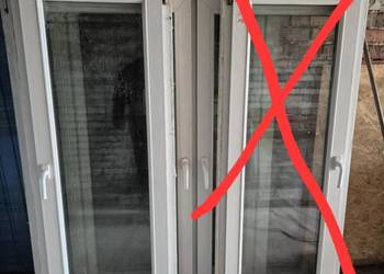 Okna białe plastikowe PCV 64x166