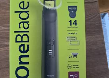 nowa maszynka/trymer philips oneblade, paragon na gwarancji, nietrafiony pr