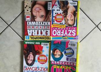 Szyfrokrzyzówki Szyfro-krzyżówki 4 szt. Nowe niewypisane. Szyfrokrzyzówki Szyfro-krzyżówki 4 szt. Nowe niewypisane.