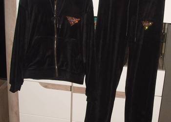 NOWY welurkowy dres _Bluza na zamek _cyrkonie r. S/M/L