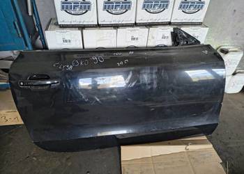 Drzwi Prawe Audi A5 8T Coupe Cabrio 2007-2012 LY9B czarne do lakierowania