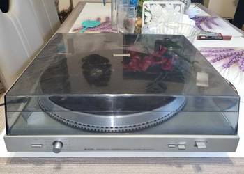 Gramofon Unitra Fonica GS-460 Bernard srebrny sprawny