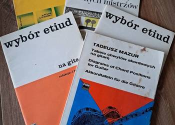 5 książek do nauki gry na gitarze z lat 70/80 stan db
