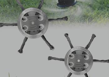 Sprzedam nowe 2 stalowe szczotki do chwastów do podkaszarek – 5 mm tanio