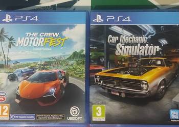 2 Gry PS4/PS5 The crew Motorfest i Car Mechanic 2018