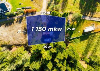 Działka budowlana z domem letniskowym