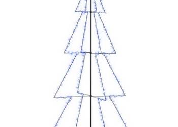 vidaXL Ozdoba świąteczna LED w kształcie choinki, 360 LED,（SKU:328594）