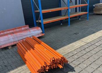 Regał magazynowy półkowy H250x55cm do magazynów kontenera garażu sklepu
