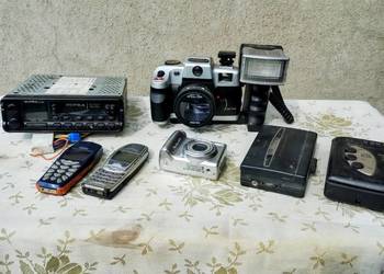 Stary Kolekcjonerki Sprzęt Elektroniczny.