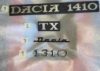 stara Dacia 1300 1310 1410 TX - Nowe napisy / emblematy logo