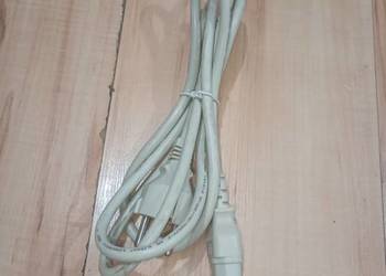 kabel przewód zasilający PC, monitor i inne jasny