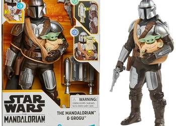 Mandalorian Figurka Interaktywna Star Wars Dźwięk 30 cm