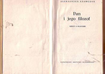 (5833) PAN I JEGO FILOZOF (RZECZ O PLATONIE) – ALEKSANDER KR