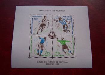 Monako 1982 MNH Piłka Nożna Espana 82