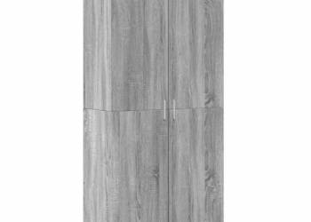 Wysoka szafka szary dąb sonoma 80x35x180 cm WM-3276656