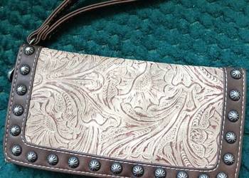 Portfel Blazin Roxx Western Boho | Kwiatowe Tłoczenia | Ćwieki | Vintage