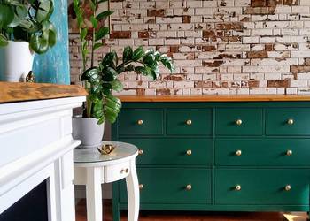 Komoda  drewniana  ikea hemnes  szafka