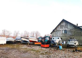 „Zimowanie łodzi,,, parking dla kampera, przyczepy i.t.p TANIO !!!”
