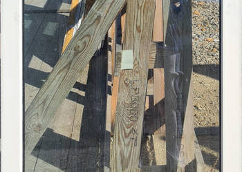 OKNA KacprzaK Witryna 74X127 FIX Używany PCV Plastikowy