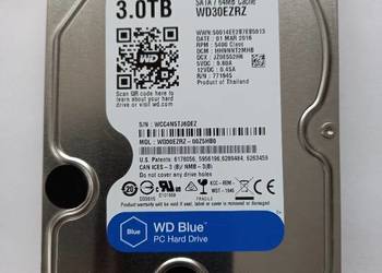 Dysk WD Blue 3TB SATA 3,5" WD30EZRZ 5400RPM