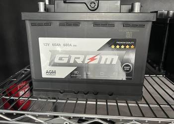 Akumulator AGM 60Ah GROM 600A