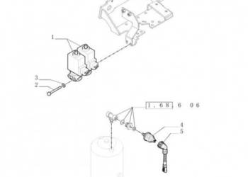 New Holland T6010 T6070 Zawor elektromagnet 1.41a, 12 vdc, 84359255