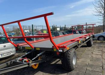 Platforma, przyczepa do bel URSUS T-665 7 ton PRONAR T025