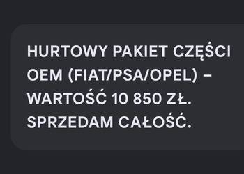 Mix nowych części OEM Fiat/PSA/Opel. Całość za gotówkę Śląsk