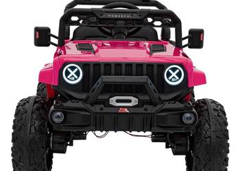 DUŻE auto terenowe OFF ROAD Speed 4x4 różowe dla dzieci 12V pilot