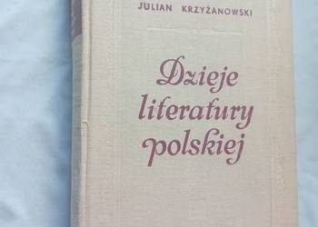 Julian Krzyżanowski. Dzieje literatury polskiej. PWN, 1970 r. Wydanie I.