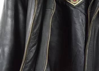 Męska kurtka z naturalnej skóry, rozmiar L