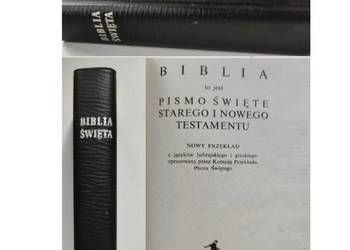 1975 Biblia Warszawska to jest Pismo Święte Starego i Nowego Testamentu