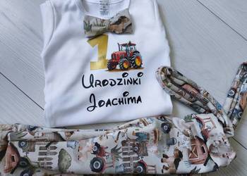 Komplet na roczek chłopca mstylroczek.pl farma traktor