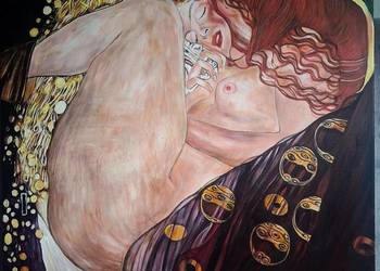 Kopia obrazu Gustava Klimta " Danae"