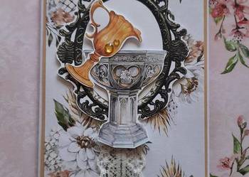Kartka chrzest lub narodzony personalizowana