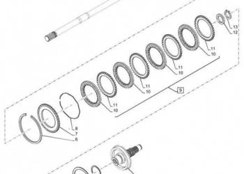 New Holland T6070 Piasta 5182704