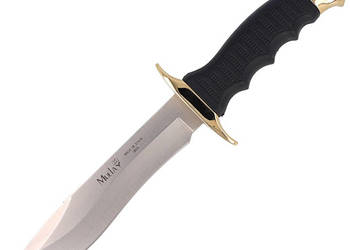 Nóż Muela 85-160 Black Rubber, Satin 420H