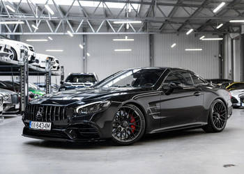 Mercedes SL 63 AMG Bezwypadkowy. Fotochromatyczny dach. ABC. Airscarf. R23…