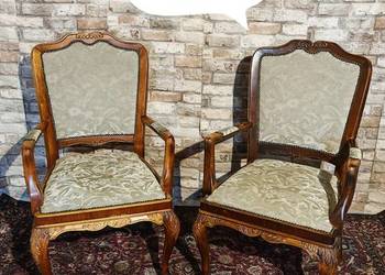 Dwa piękne fotele / trony ludwik