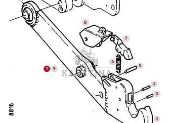 Fendt Favorit 514 Ramię Dolne TUZ Prawe Lewe CZĘŚCI H514870060023 H5148700…