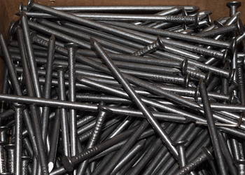 Gwoździe budowlane 4,5 x 125 mm  czarne sprzedawane na wagę