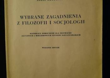 WYBRANE ZAGADNIENIA Z FILOZOFII I SOCJOLOGII /FA