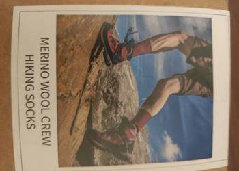 Danish Endurance Skarpety Merino Hiking 39–42 Wine Red | 1 para | Nowe