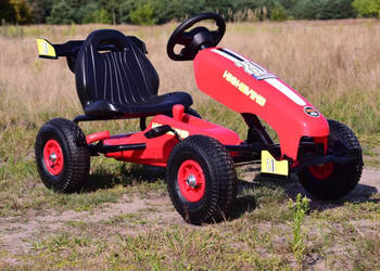 BAWIBUS.PL pojazd GOKART NA PEDAŁY pompowane koła auto jeździk do 50kg