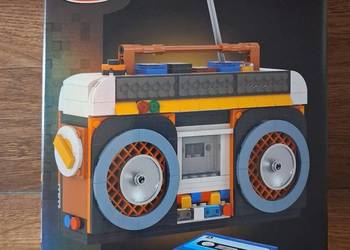 Klocki Magnetofon Retro.