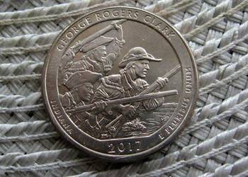 USA 25 Cent 2017r - D - Parki USA - GEORGE ROGERS CLARK