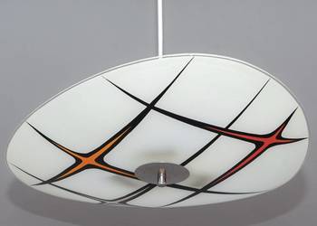 Lampa wisząca lata 60 New Look Pop-Art Mid-Century Vintage PRL Napako